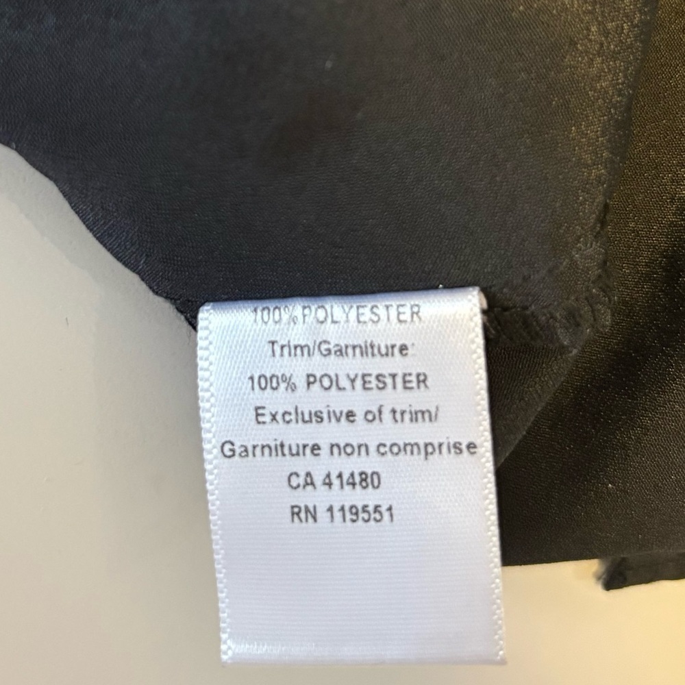 Gentle Fawn Black Sheer Sequin Racerback Tank Top | Size Large - Picture 7 of 10